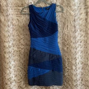 BCBGMAXAZRIA Women's "Debra" Colorblock Bodycon Dress